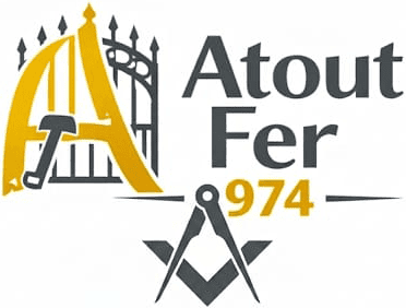 Logo Atout Fer 974, métallerie ferronnerie